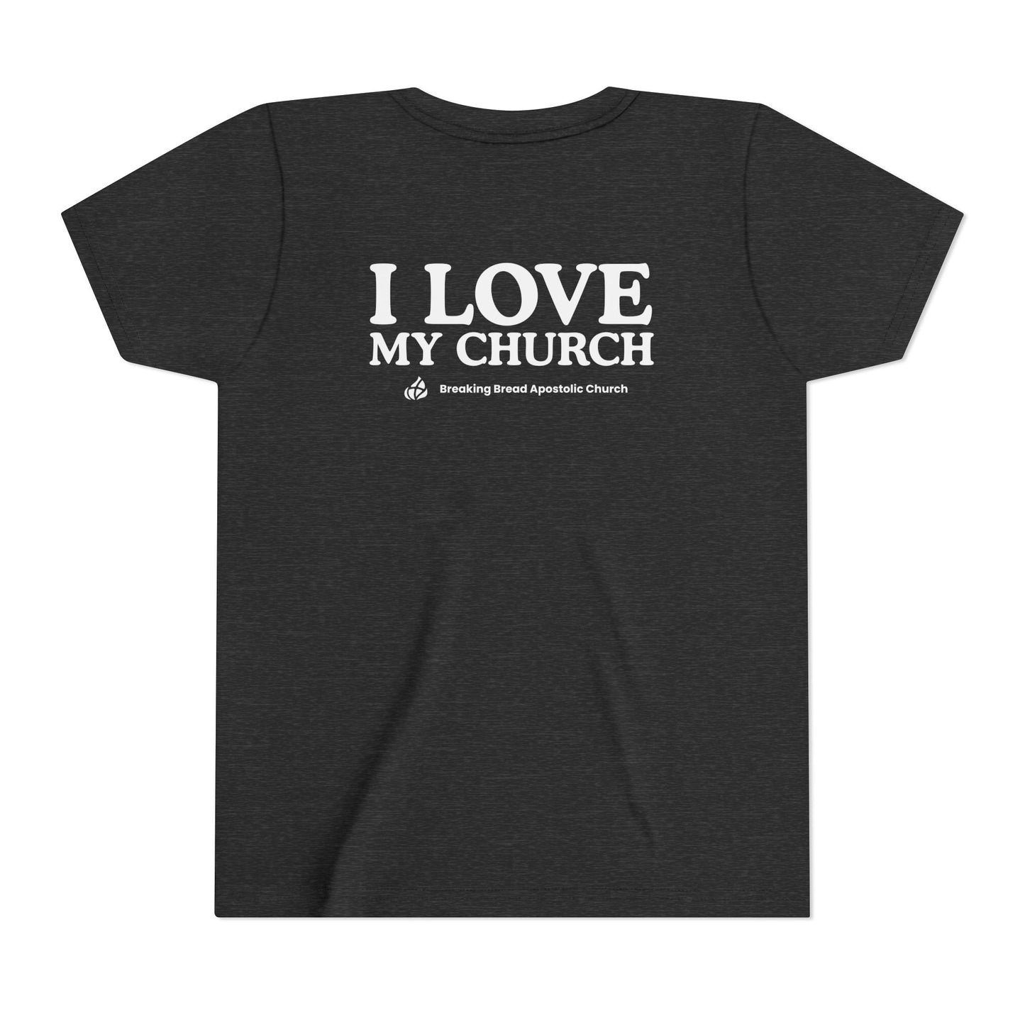 YOUTH - Basic tee - I Love My Church  - BBA