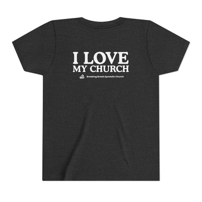 YOUTH - Basic tee - I Love My Church  - BBA