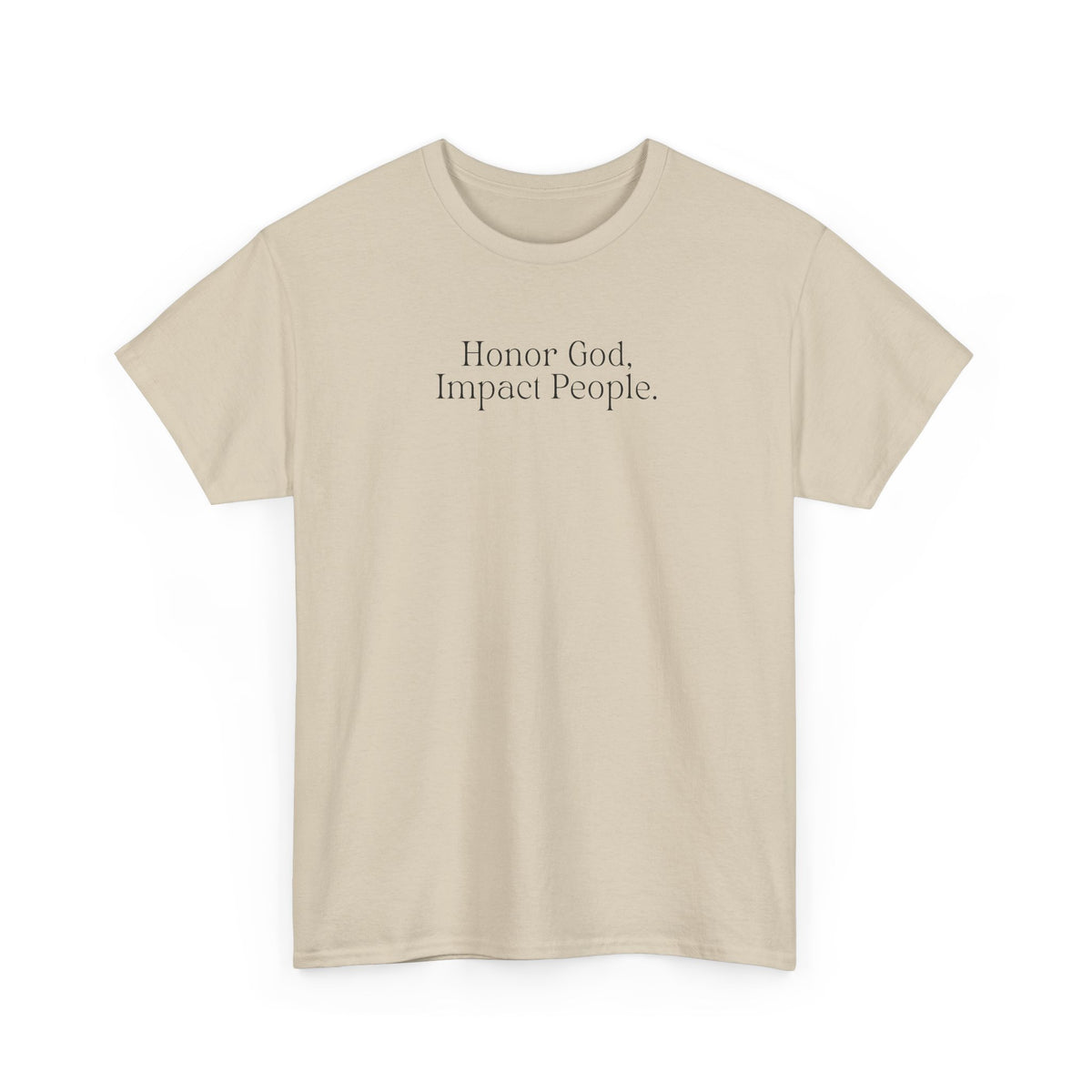 Adult - Honor God, Impact People Basic T-Shirt - FAC Aurora