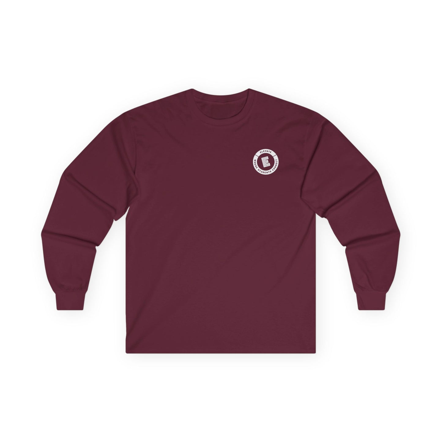 Adult - Basic Long Sleeve Tee - Elevate Where Student Connects