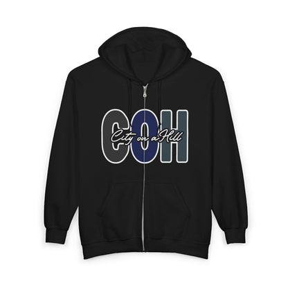 ADULT - Unisex Zip Hoodie - City on a Hill