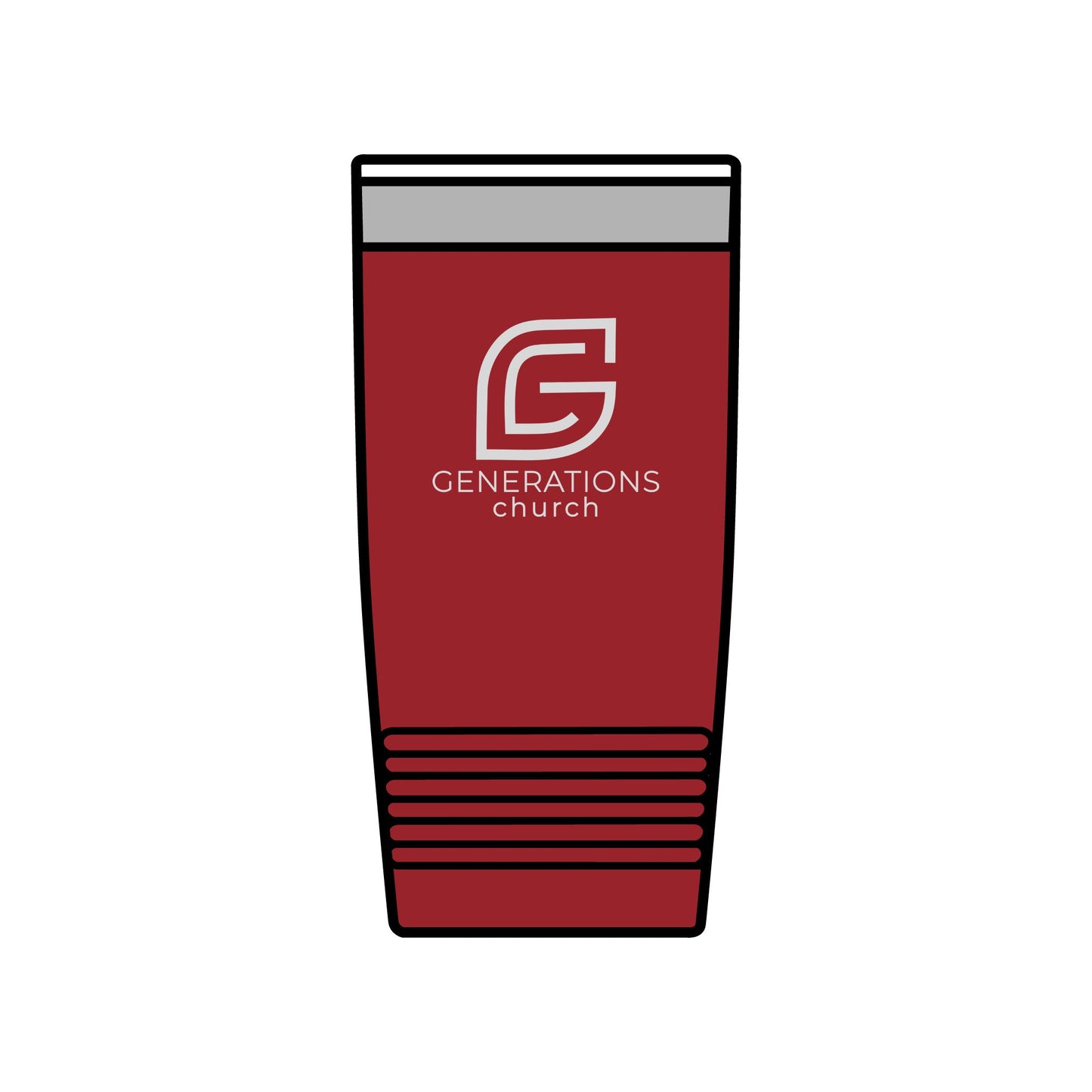 20oz Insulated Tumbler - Generations Church Logo