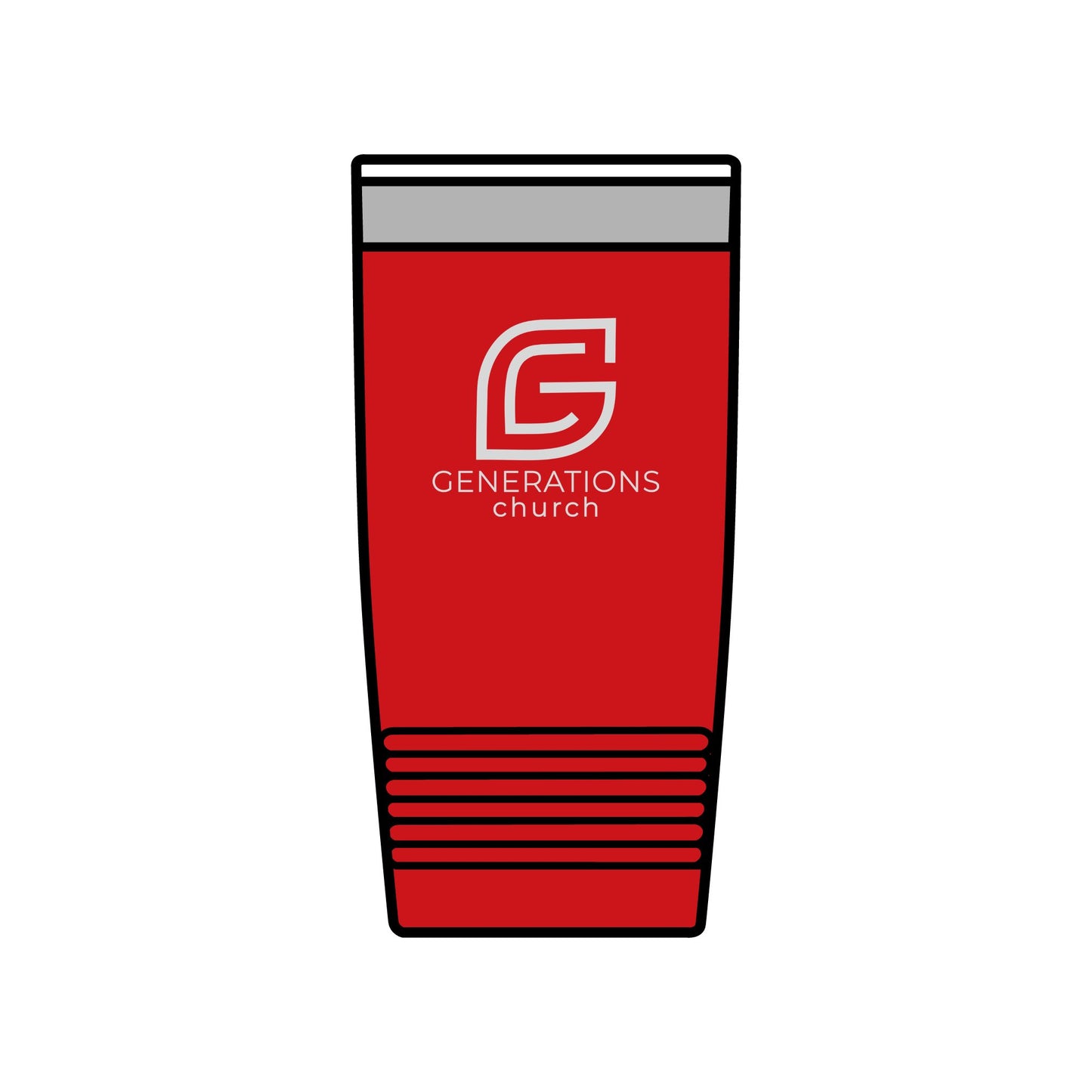 20oz Insulated Tumbler - Generations Church Logo