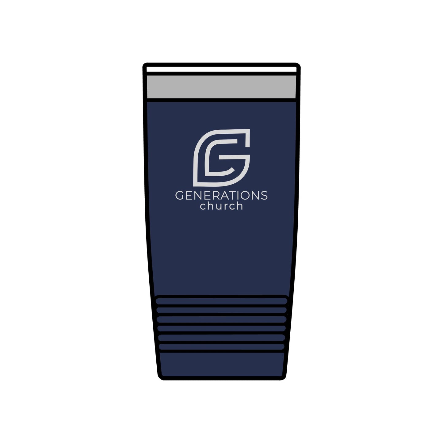 20oz Insulated Tumbler - Generations Church Logo