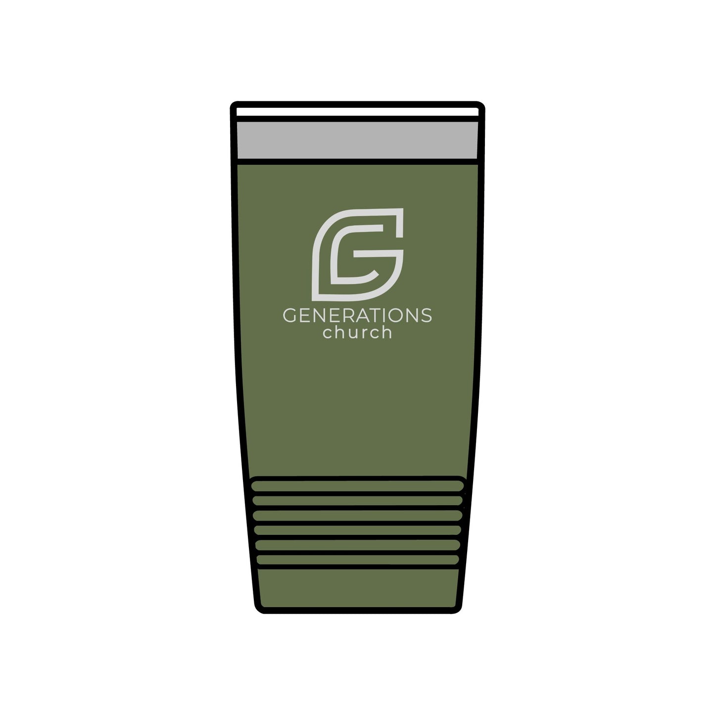 20oz Insulated Tumbler - Generations Church Logo