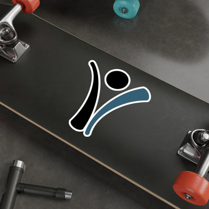 Die-Cut Sticker - Living with Purpose Blue Man