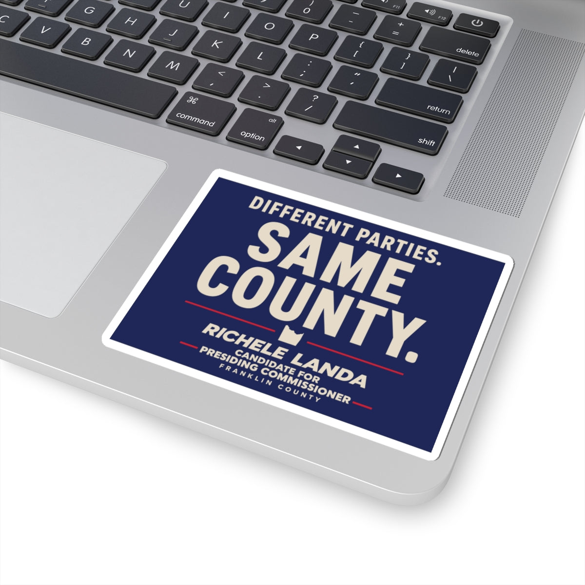 Regular Sticker - Different Parties- Same County