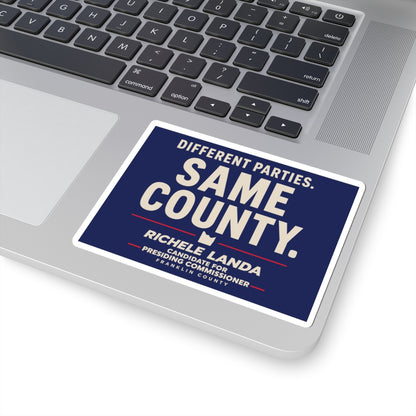 Regular Sticker - Different Parties- Same County