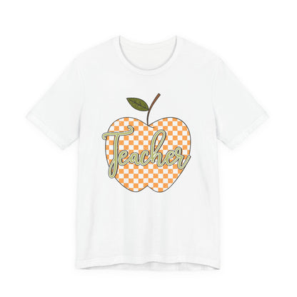 Apple Teacher Fall Shirt | Bella Canvas Teacher T-Shirt | Cute Autumn Teacher Outfit | Thanksgiving Teacher Graphic Tee