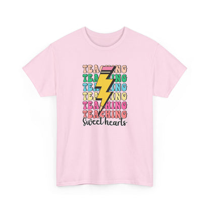 Teaching Sweetheart T-Shirt - Retro Lightning Teacher Gift