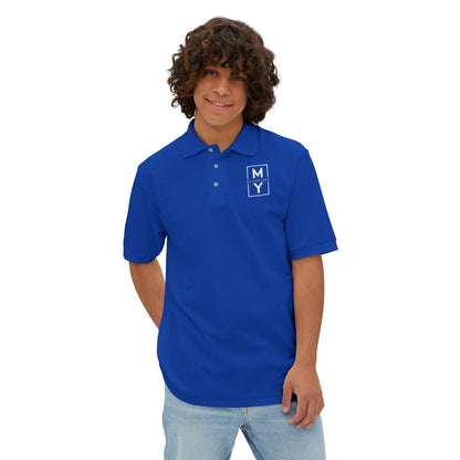 Men's Black Polo Shirt - Classic Golf & Workwear