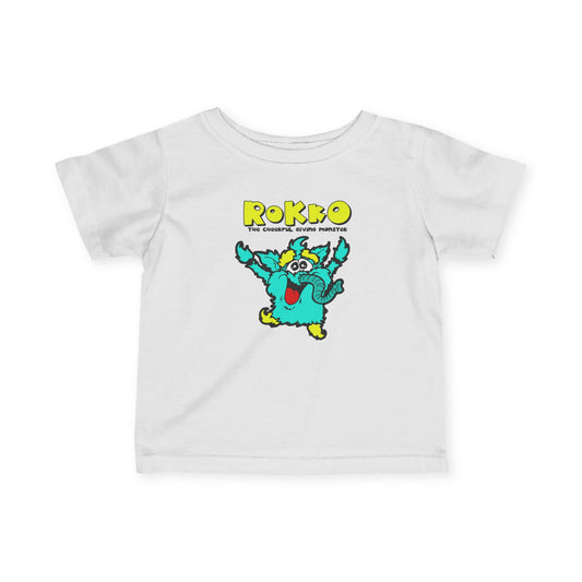 Infant Jersey Tee ROKKO Cartoon Monster - ROK Global