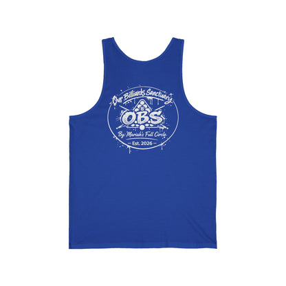 Jersey Tank - Mariahs Full Circle Black & white