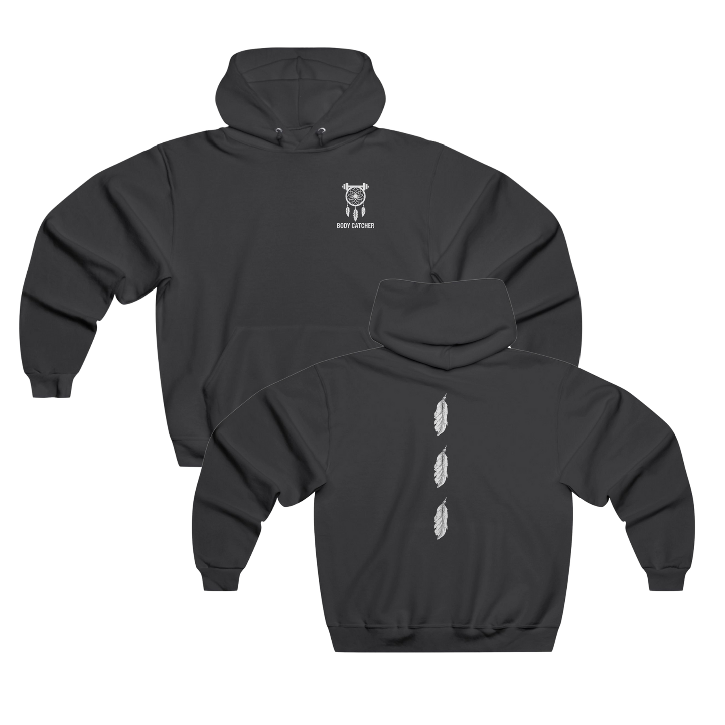 ADULT - Jerzee Hoodie - Body Catcher 3 Feather