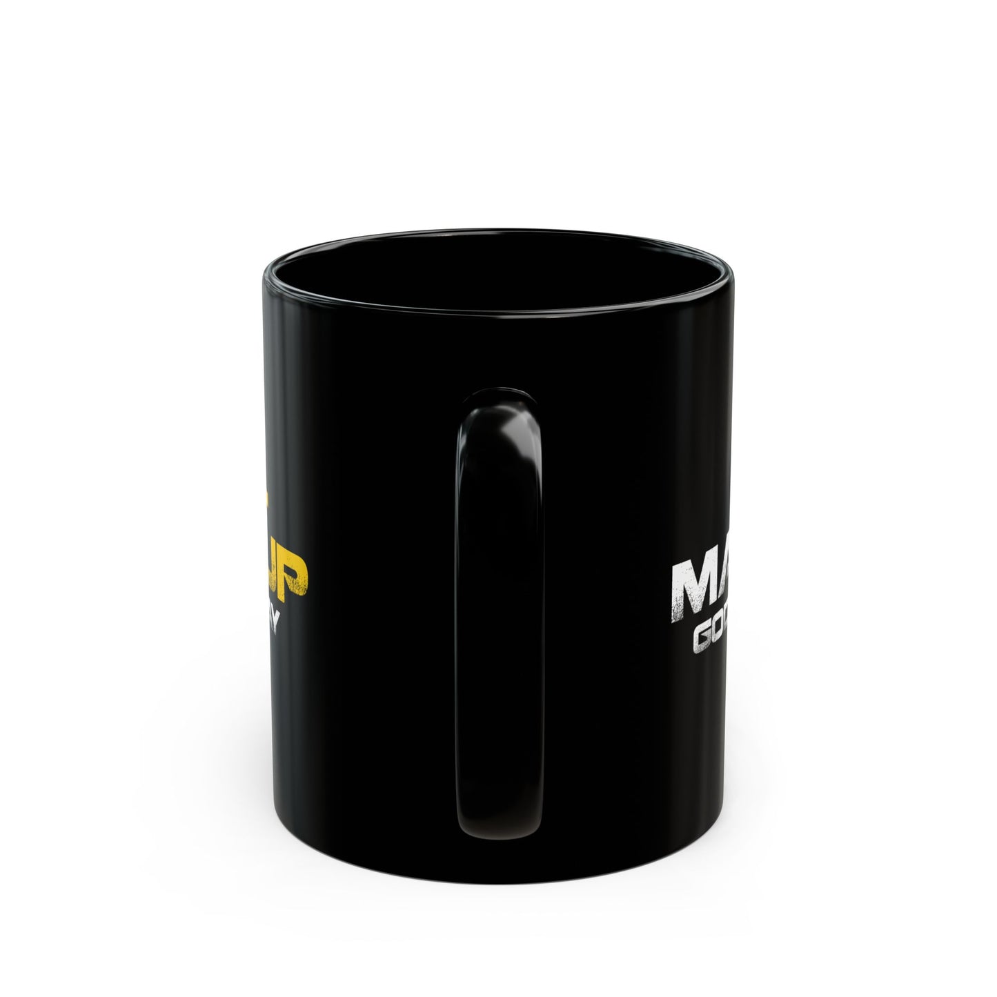 11oz Black Mug - Man Up God's Way