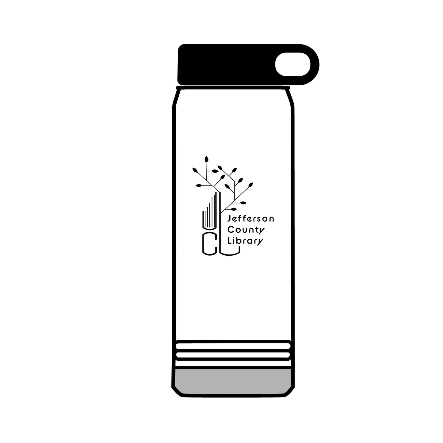 Jefferson County Library Insulated Water Bottle