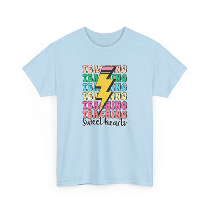 Teaching Sweetheart T-Shirt - Retro Lightning Teacher Gift