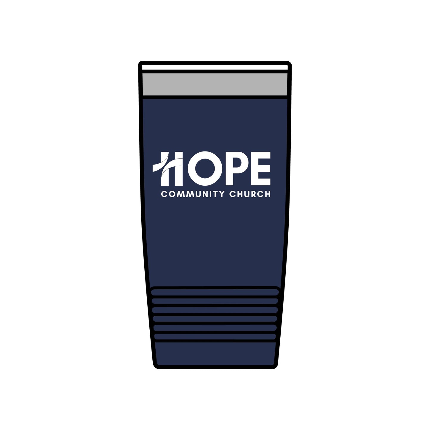 Hope Community Church 20oz Insulated Tumbler — Travel Mug for Coffee & Cold Drinks