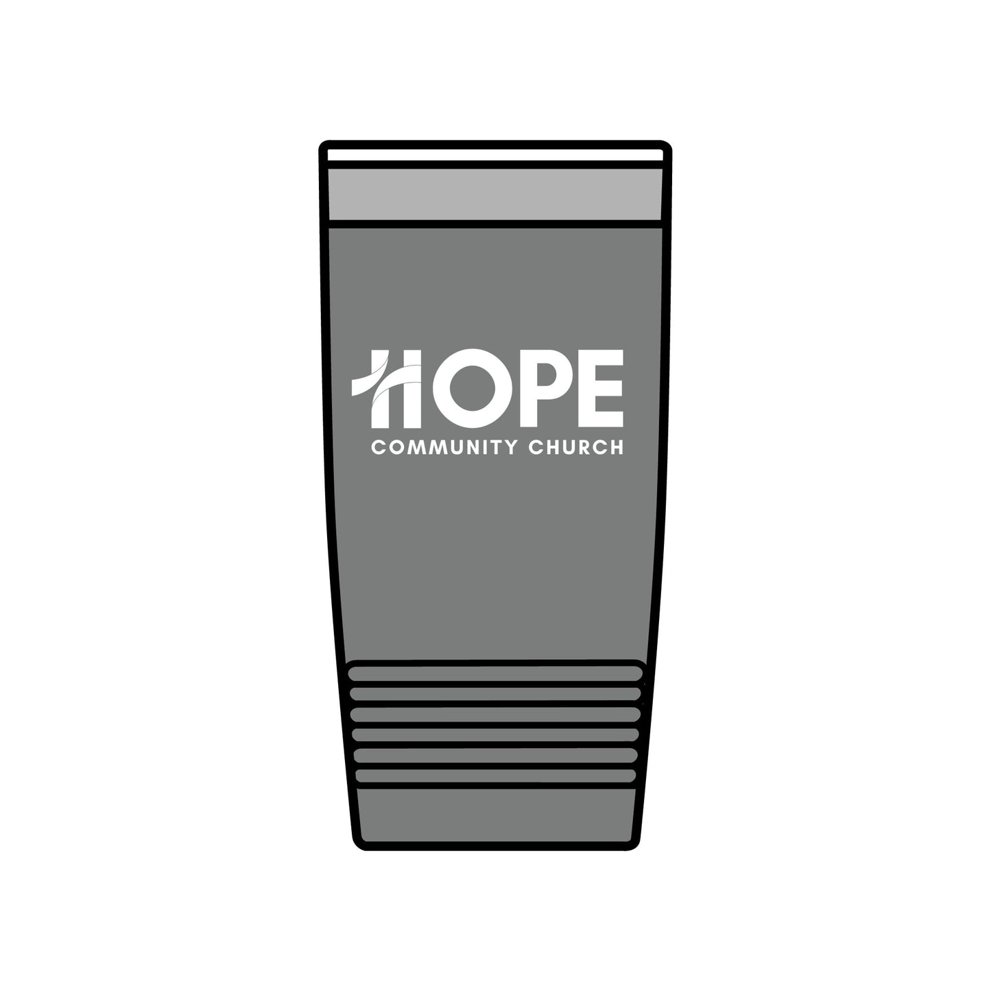 Hope Community Church 20oz Insulated Tumbler — Travel Mug for Coffee & Cold Drinks