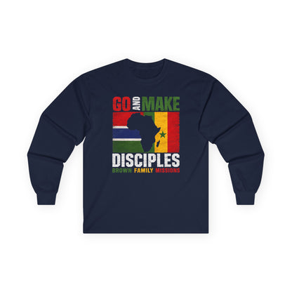 Go and Make Disciples Long Sleeve Tee - Brown Family Missions