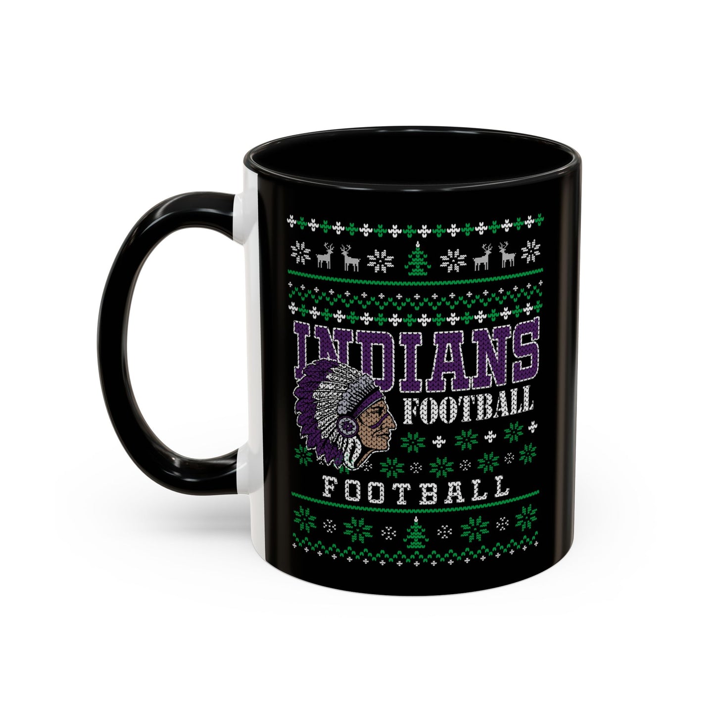 Festive Ugly Sweater Style Coffee Cup 11oz