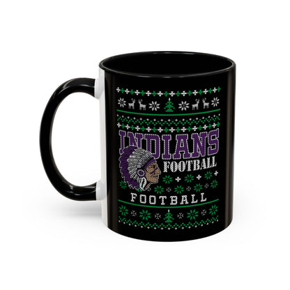 Festive Ugly Sweater Style Coffee Cup 11oz