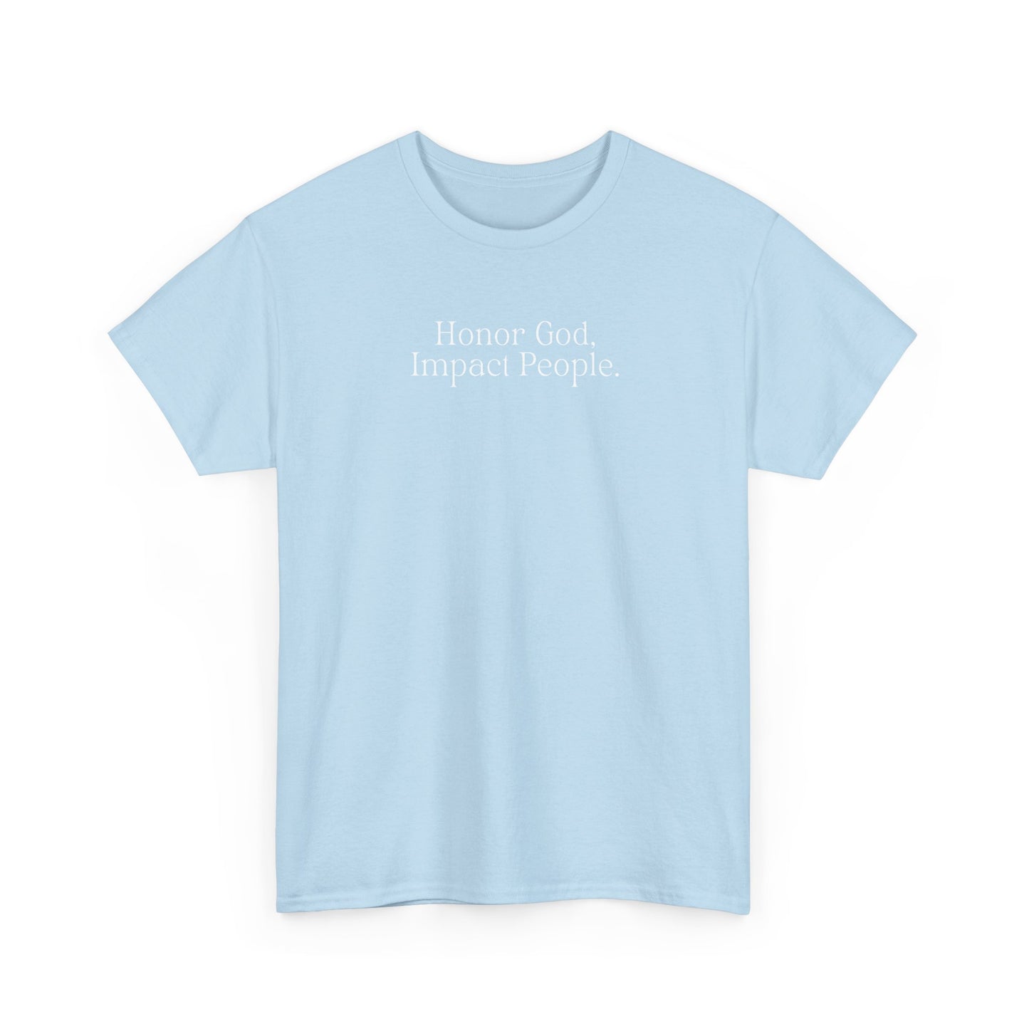 Adult - Honor God, Impact People Basic T-Shirt - FAC Aurora