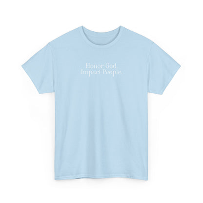 Adult - Honor God, Impact People Basic T-Shirt - FAC Aurora