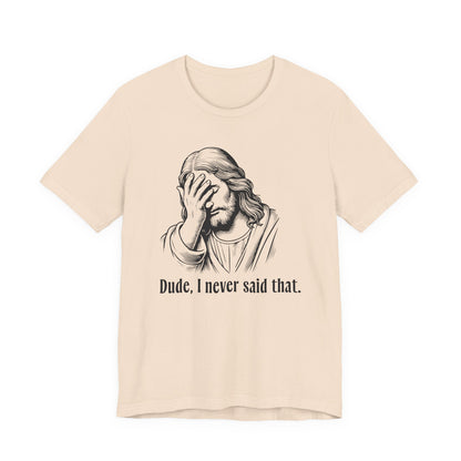 Premium Cotton T-Shirt - Man Up God's Way