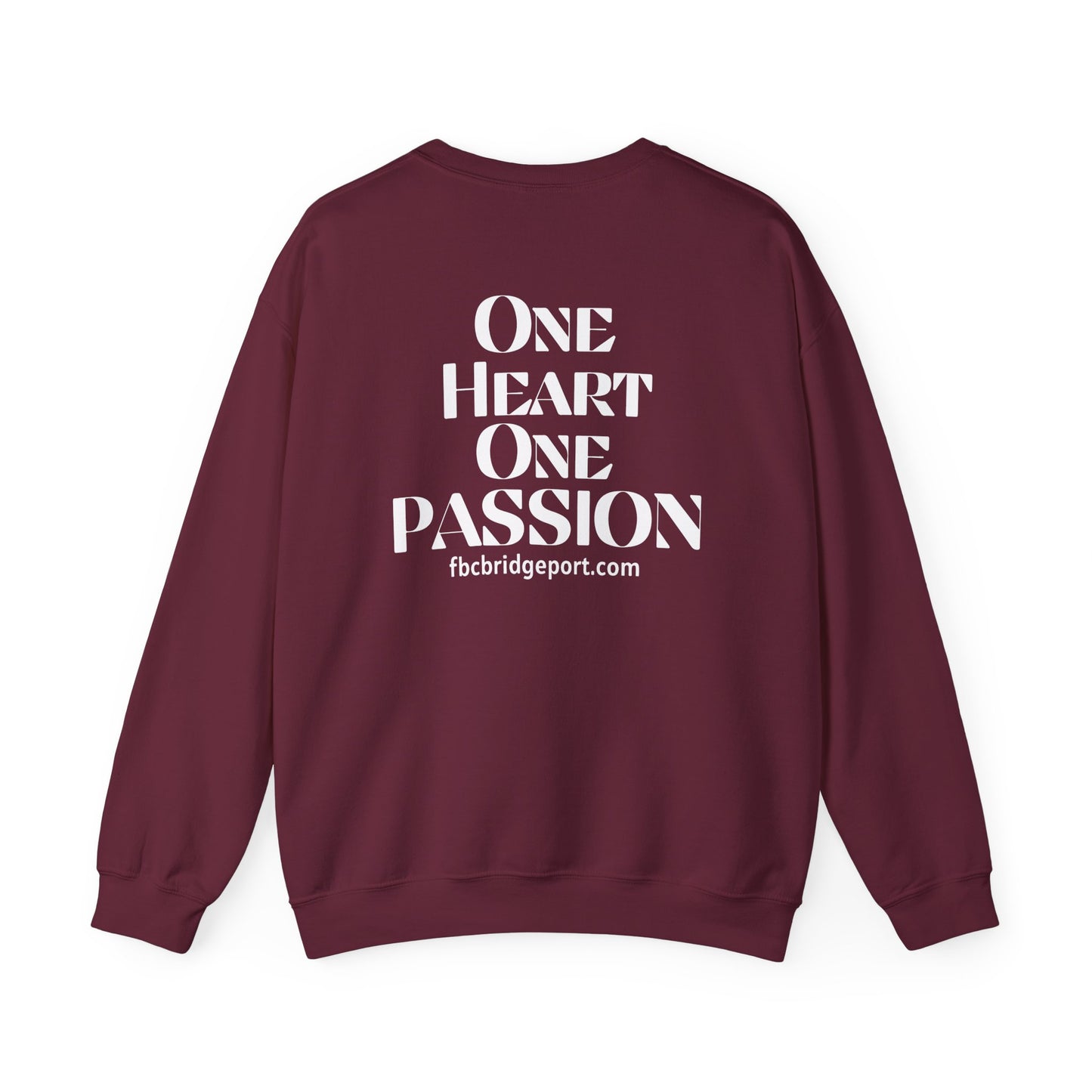 Adult - Basic Sweatshirt- one Heart One Passion