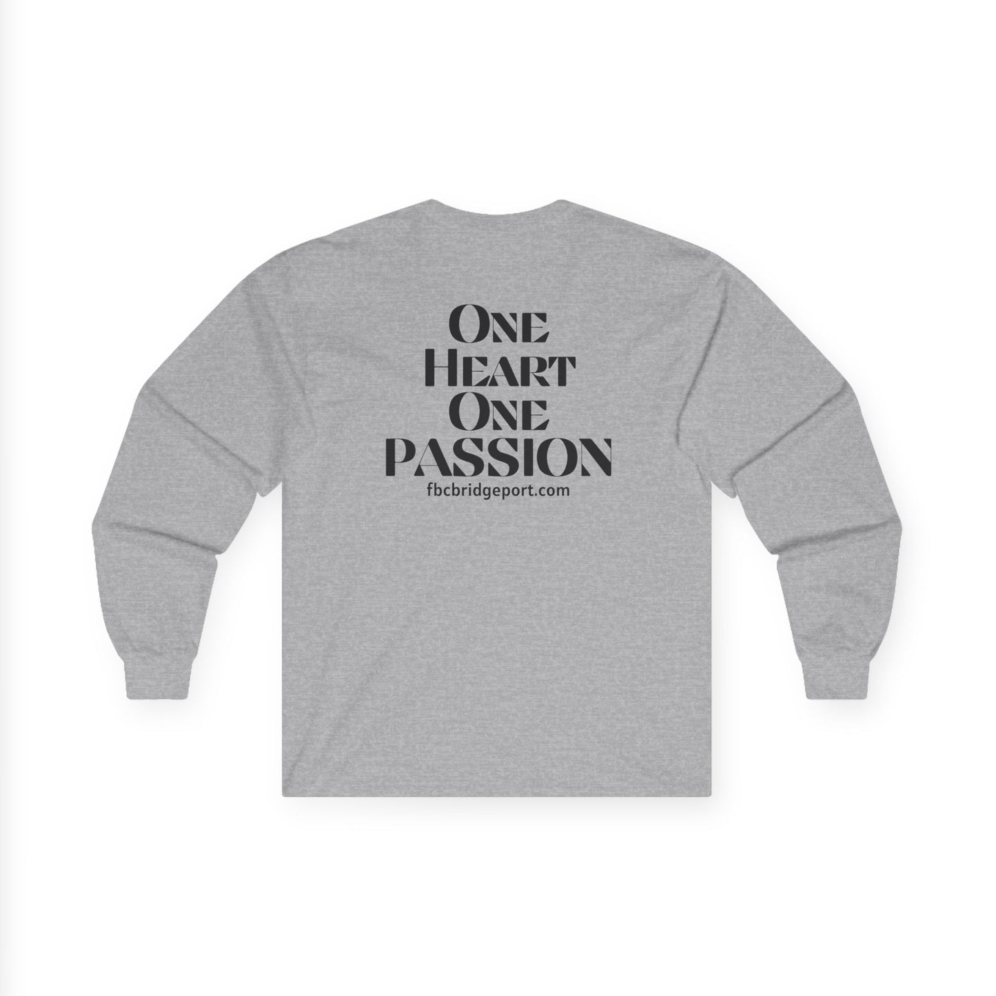 Adult - Basic Long Sleeve Tee - One Heart One Passion