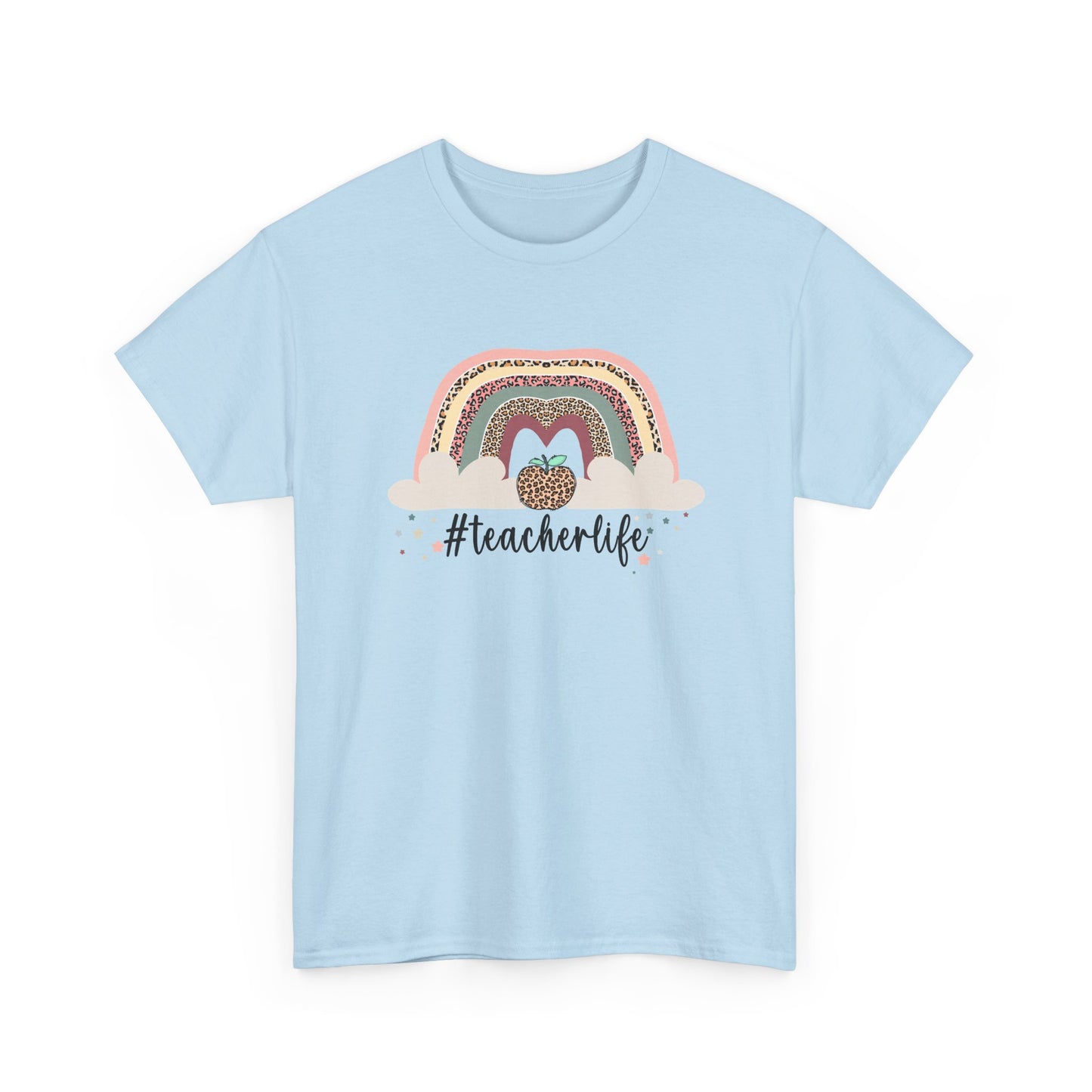 Teacher Life Rainbow T‑Shirt - Cute #teacherlife Graphic Tee for Educators