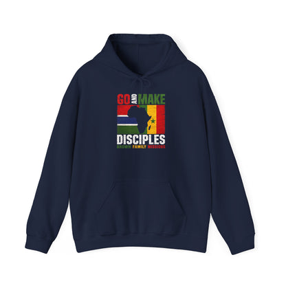 Go Make Disciples Hoodie - Brown Family Missions