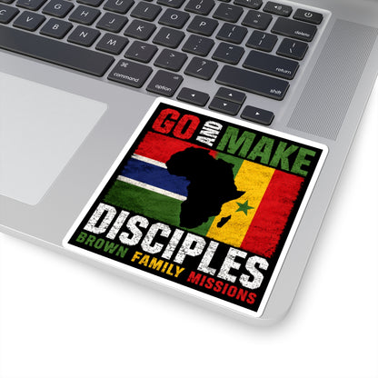 Sticker "Go and Make Disciples" - Brown Family Missions