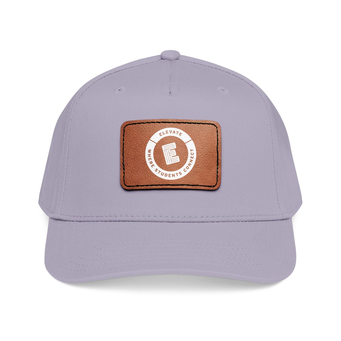 Leather Patch Baseball Cap – Elevate Where Student Connects