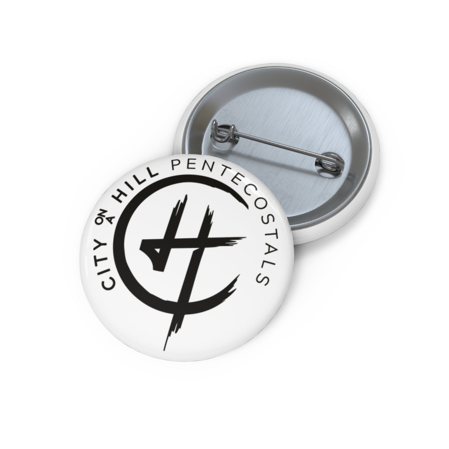 Church Logo Pin Button - City on a Hill
