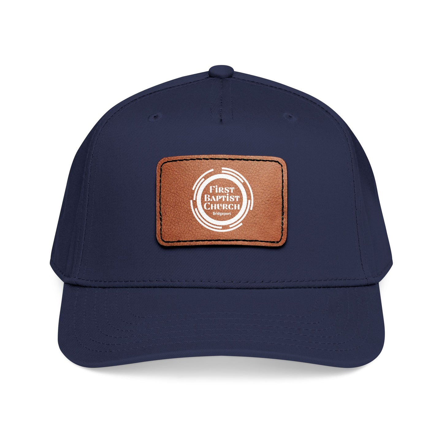 Leather Patch Baseball Cap – First Baptist Church