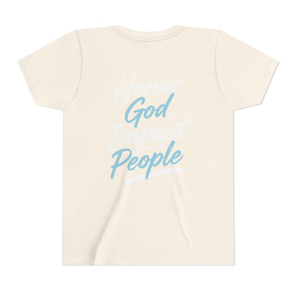 Youth - Premium T-shirt "Honor God, Impact People"  - FAC Aurora