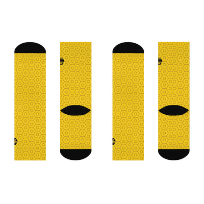 Honey Drip Socks Solid Yellow