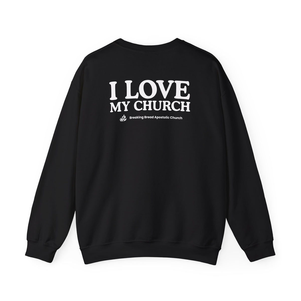 ADULT - Basic Sweatshirt -  I Love My Church - BBA