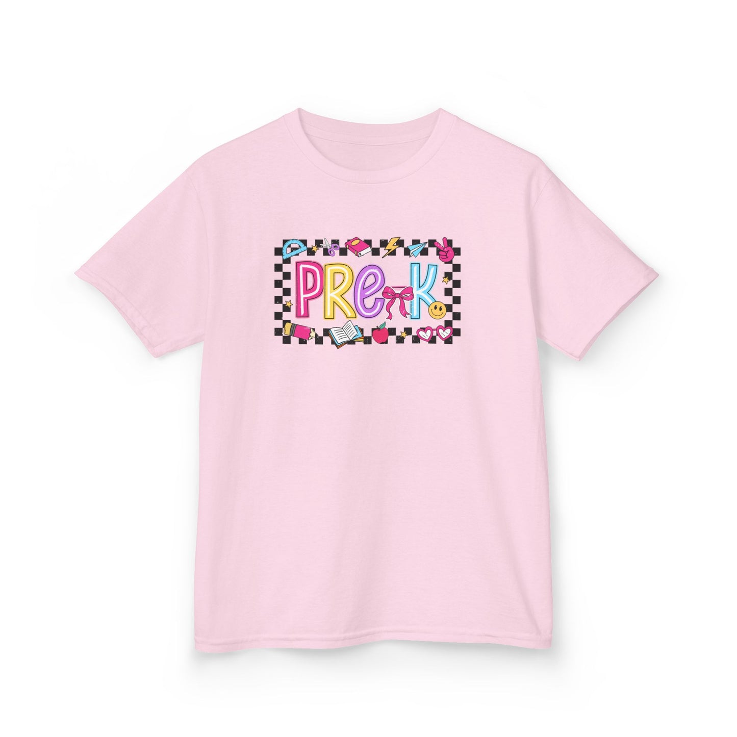 Girls - PRE-K Kids T‑Shirt - Colorful Back-to-School Tee
