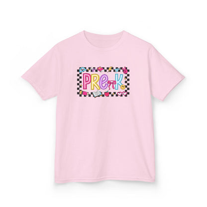 Girls - PRE-K Kids T‑Shirt - Colorful Back-to-School Tee