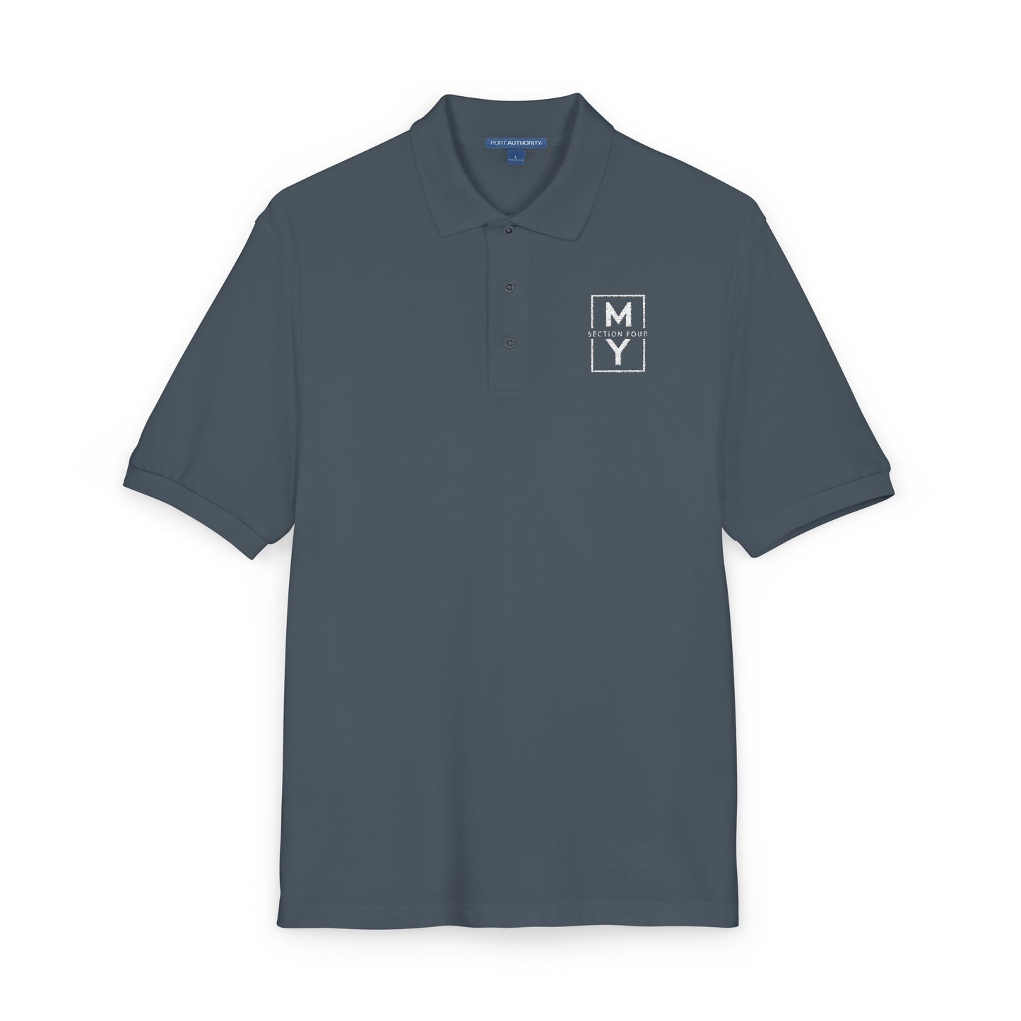 Embroidered 'MY' Crest Polo Shirt - MS Section 4 Youth