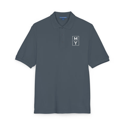 Embroidered 'MY' Crest Polo Shirt - MS Section 4 Youth
