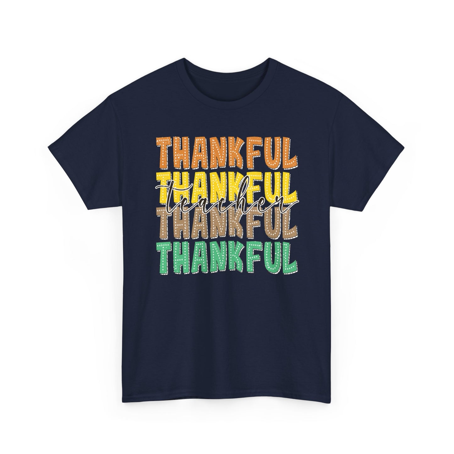 Thankful Teacher Shirt | Fall Teacher T-Shirt | Gildan Teacher Tee | Thanksgiving Teacher Outfit | Teacher Appreciation Gift