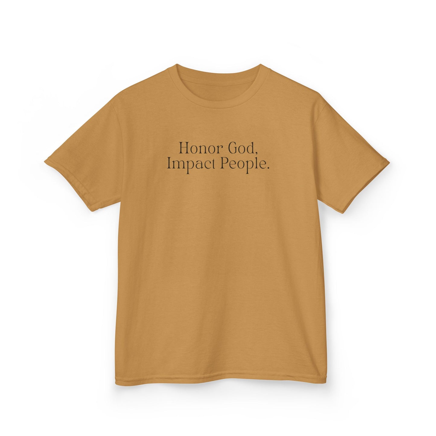 Youth - Basic T-shirt Honor God, Impact People - FAC Aurora