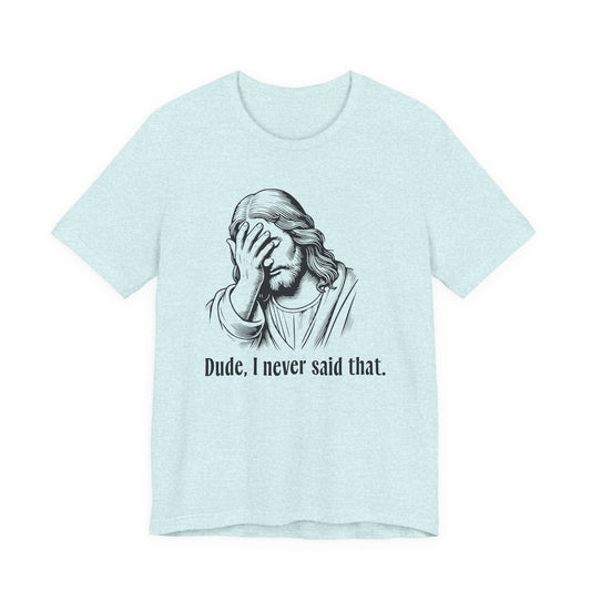 Premium Cotton T-Shirt - Man Up God's Way
