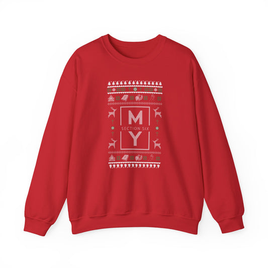 ADULT - Christmas Crewneck Sweatshirt - MS Section 6 Youth
