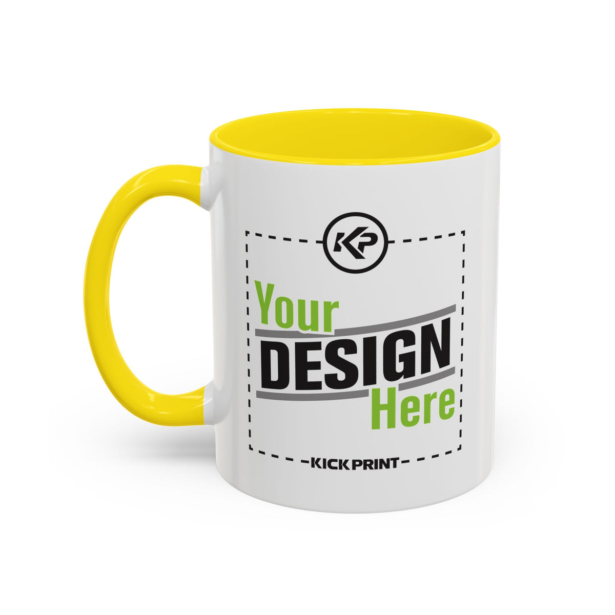 11oz Accent Mug - Kick Merch
