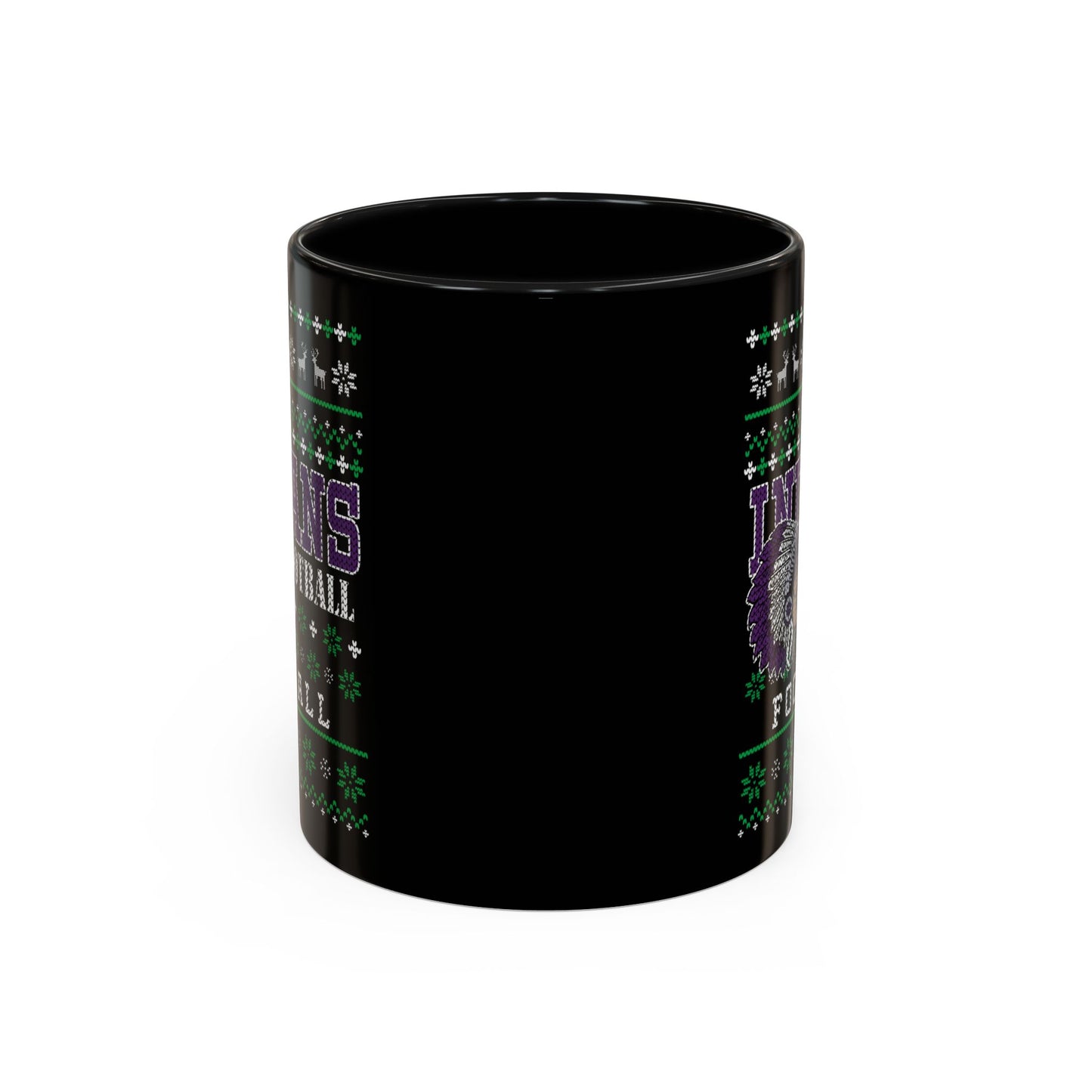 Festive Ugly Sweater Style Coffee Cup 11oz